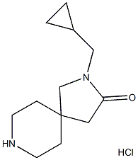 2-(Cyclopropylmethyl)-2,8-diazaspiro[4.5]decan-3-one hydrochloride|1380300-25-3