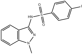 4-Iodo-N-(1-methyl-1H-indazol-3-yl)benzenesulfonamide|