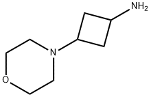 3-(4-Morpholinyl)cyclobutanamine Structure