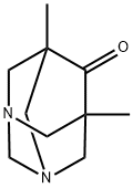 5,7-Dimethyl-1,3-diazatricyclo[3.3.1.1~3,7~]decan-6-one Struktur