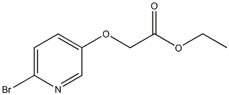 (6-Bromopyridin-3-yloxy)-acetic acid ethyl ester Struktur