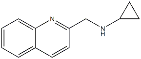 N-(quinolin-2-ylmethyl)cyclopropanamine,,结构式