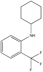 N-cyclohexyl-2-(trifluoromethyl)aniline Structure