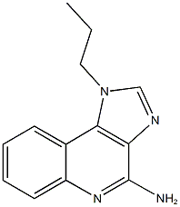 1-丙基-1H-咪唑[4,5-C]喹啉-4-胺 结构式