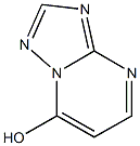[1,2,4]Triazolo[1,5-a]pyrimidin-7-ol 结构式