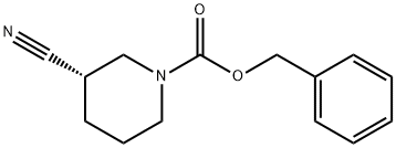 (S)-1-CBZ-3-氰基哌啶, 1359722-09-0, 结构式