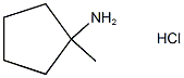 1-METHYLCYCLOPENTAN-1-AMINE;HYDROCHLORIDE, 102014-58-4, 结构式