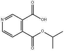 4-(Isopropoxycarbonyl)nicotinic acid Structure