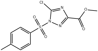 Methyl 5-chloro-1-[(4-methylphenyl)sulfonyl]-1H-1,2,4-triazole-3-carboxylate Structure