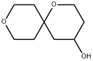 1,9-Dioxaspiro[5.5]undecan-4-ol 化学構造式