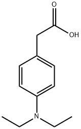 2-(4-(DIETHYLAMINO)PHENYL)ACETIC ACID Structure