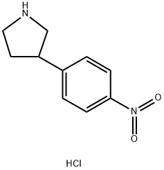 3-(4-Nitrophenyl)Pyrrolidine Hydrochloride,1359704-65-6,结构式