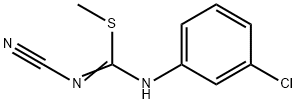 72500-48-2 N-(3-氯苯基)-N'-氰基亚胺基硫代氨基甲酸甲酯