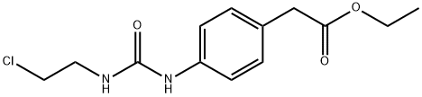 Ethyl [4-({[(2-chloroethyl)amino]carbonyl}amino)phenyl]acetate,2197063-17-3,结构式