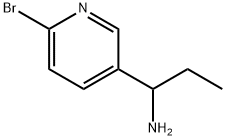 1-(6-Bromopyridin-3-yl)propylamine Structure