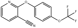 2-[4-(Trifluoromethoxy)phenoxy]nicotinonitrile Struktur