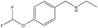 N-[4-(difluoromethoxy)benzyl]-N-ethylamine Structure