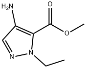 4-氨基-1-乙基-1H-吡唑-5-羧酸甲酯,923283-57-2,结构式