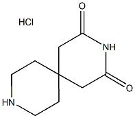 3,9-Diazaspiro[5.5]undecane-2,4-dione hydrochloride Structure