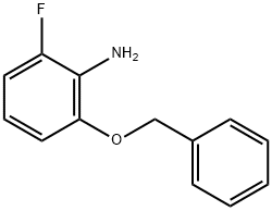 2-(Benzyloxy)-6-fluoroaniline 化学構造式