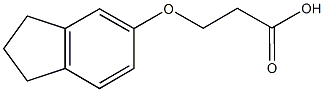 3-(2,3-dihydro-1H-inden-5-yloxy)propanoic acid|