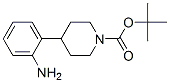 1-BOC-4-(2-氨基苯基)哌啶, , 结构式