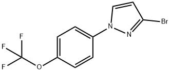3-bromo-1-(4-(trifluoromethoxy)phenyl)-1H-pyrazole Structure