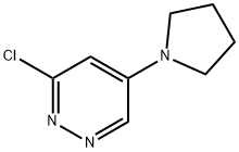 3-chloro-5-(1-pyrrolidinyl)pyridazine 结构式