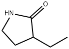 3-乙基吡咯烷-2-酮, 930-92-7, 结构式