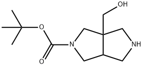 tert-Butyl 3a-(hydroxymethyl)hexahydropyrrolo[3,4-c]pyrrole-2(1H)-carboxylate|tert-Butyl 3a-(hydroxymethyl)hexahydropyrrolo[3,4-c]pyrrole-2(1H)-carboxylate