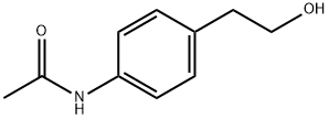 N-[4-(2-ヒドロキシエチル)フェニル]アセトアミド 化学構造式