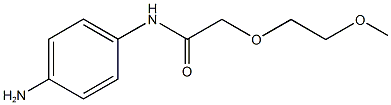 N-(4-aminophenyl)-2-(2-methoxyethoxy)acetamide Struktur