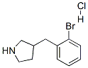 3-(2-bromobenzyl)pyrrolidine hydrochloride Struktur