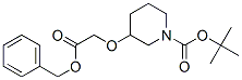 1-BOC-3-哌啶氧乙酸苄酯 结构式