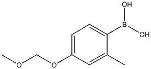 2-Methyl-4-(methoxymethoxy)phenylboronic acid 结构式