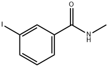 3-ヨード-N-メチルベンズアミド 化学構造式