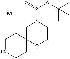 1-オキサ-4,9-ジアザスピロ[5.5]ウンデカン-4-カルボン酸TERT-ブチル塩酸塩 化学構造式