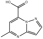 5-Methylpyrazolo[1,5-a]pyrimidine-7-carboxylic acid Struktur