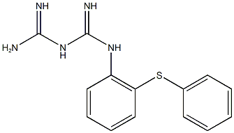 N-[2-(Phenylthio)phenyl]imidodicarbonimidic diamide Struktur