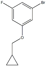 1-Bromo-3-cyclopropylmethoxy-5-fluorobenzene, 1369948-31-1, 结构式
