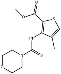 Methyl 4-methyl-3-[(morpholin-4-ylcarbonothioyl)amino]thiophene-2-carboxylate,2197061-98-4,结构式