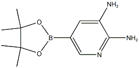 2,3-Diaminopyridine-5-boronic acid, pinacol ester Structure