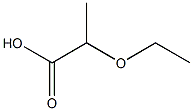 2-ethoxypropanoic acid 化学構造式