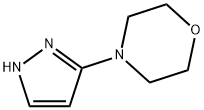 4-(1H-吡唑-3-基)吗啉 结构式