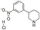 3-(3-硝基苯基)哌啶盐酸盐, , 结构式