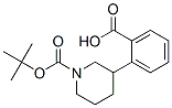 1-Boc-3-(2-Carboxyphenyl) Piperidine Structure