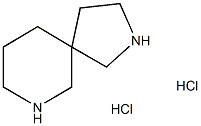 2,7-Diazaspiro[4.5]decane dihydrochloride Struktur