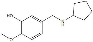 5-[(cyclopentylamino)methyl]-2-methoxyphenol|