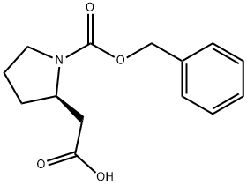 (R)-1-CBZ-2-吡咯烷乙酸, 61350-64-9, 结构式