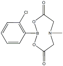 2-氯苯硼酸MIDA酯,,结构式